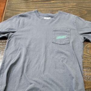 Carhartt Men's Gray Long Sleeve Pocket Tee